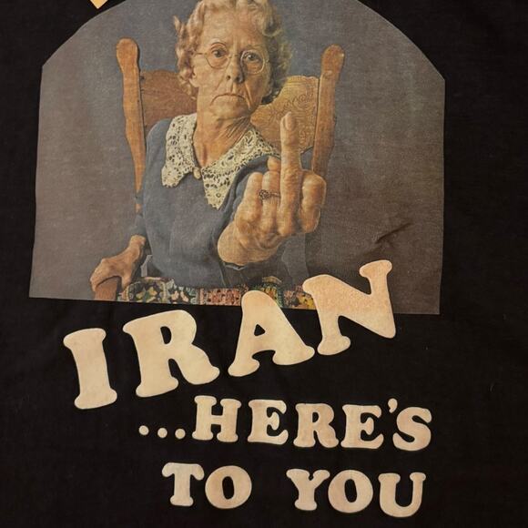 Vintage 1979/80 Iran-Contra Political Satire T-Shirt – Deadstock NWT –Size Small - Picture 2 of 6